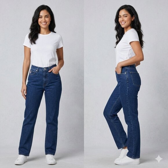 Guess Denim - Vintage Guess Jeans American Tradition - Dark Wash High Rise Straight - Size 29